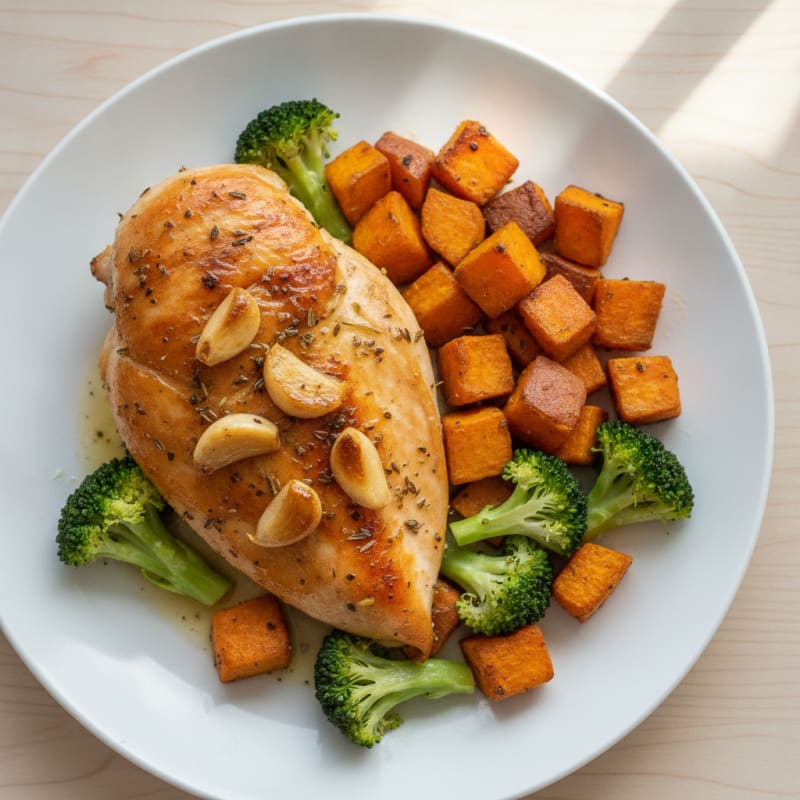 Garlic Herb Roasted Chicken