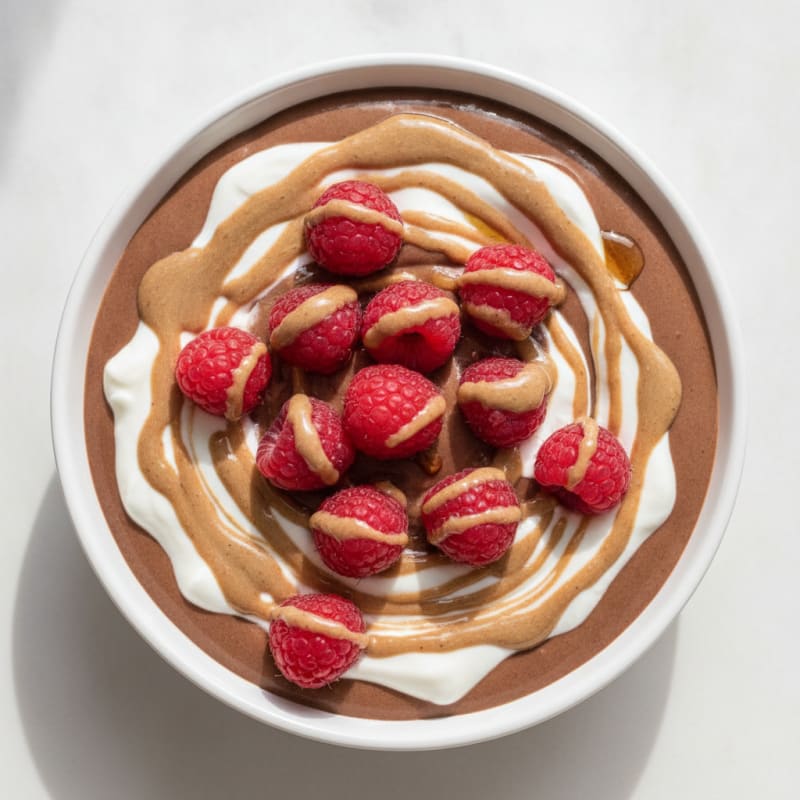 Silky Chocolate Protein Pudding with Greek Yogurt