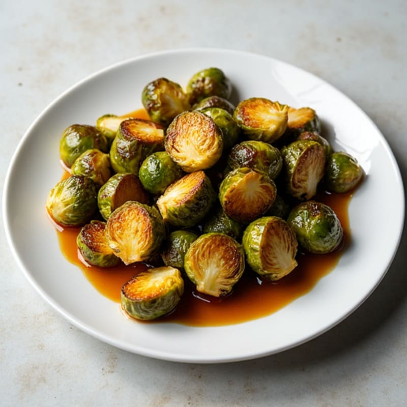 Honey Balsamic Glazed Brussels Sprouts
