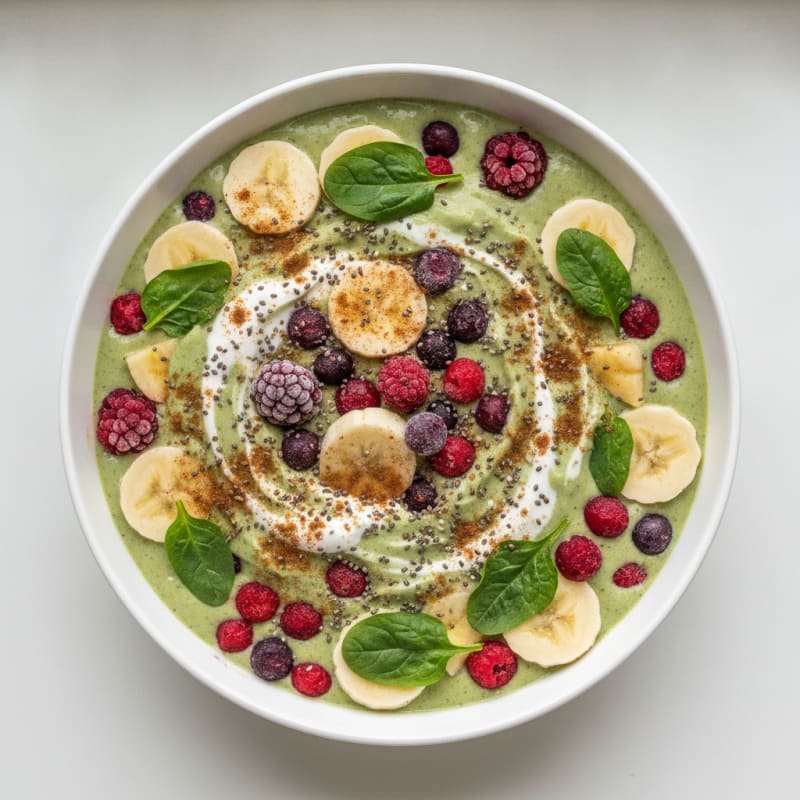 Berry Banana Green Smoothie