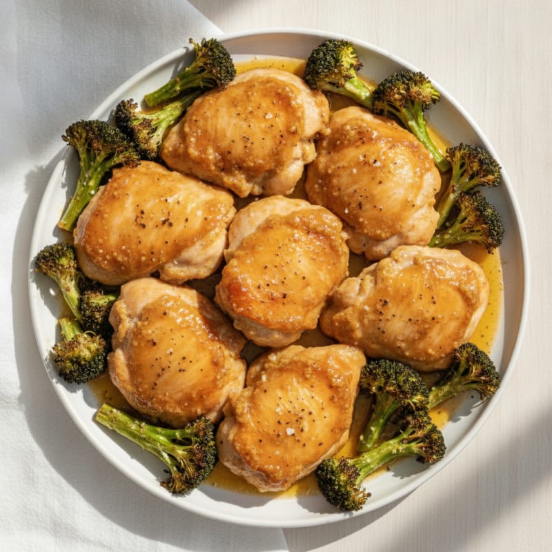 Sheet Pan Honey-Mustard Chicken Thighs