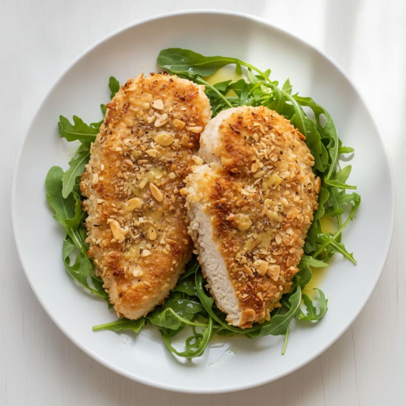 Pan-Fried Chicken Cutlet with Herbs
