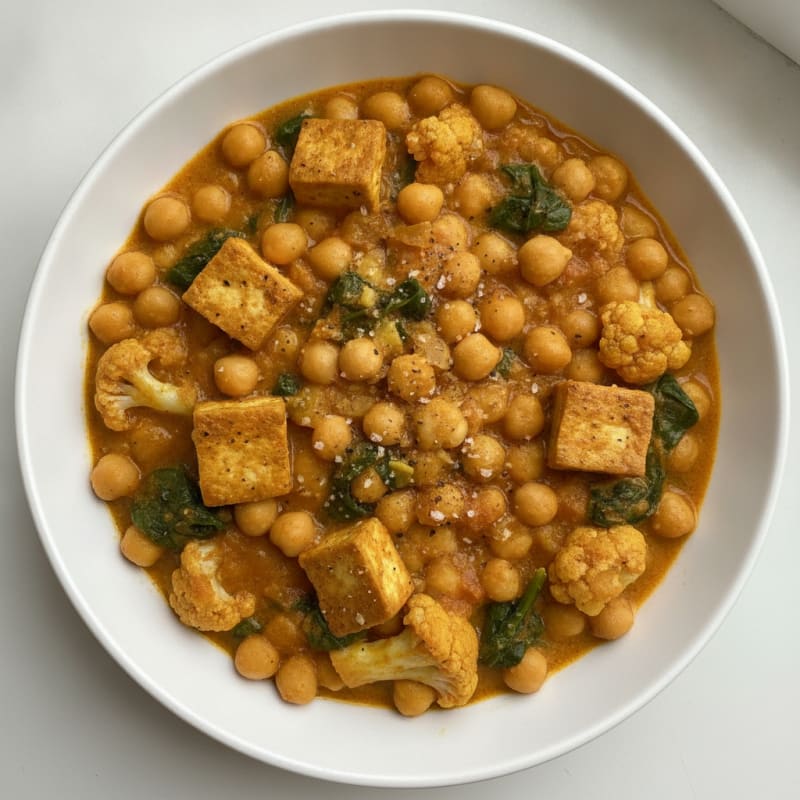 Hearty Chickpea and Vegetable Curry