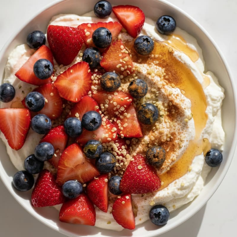 Sweet Berry Ricotta Bowl