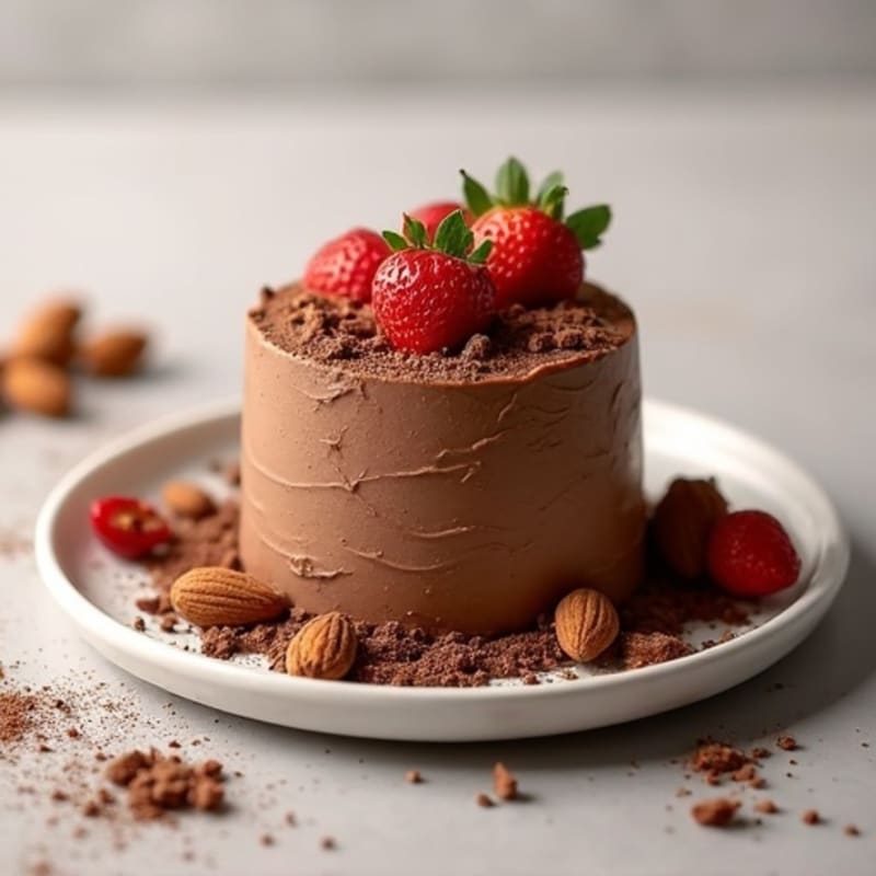 Protein Chocolate and Almond Mousse