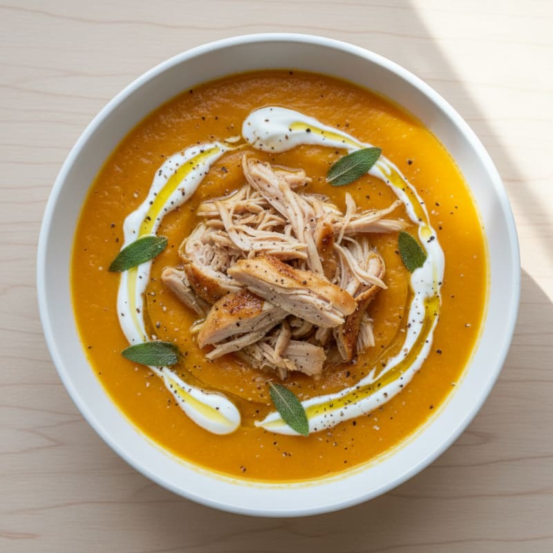 Creamy Roasted Butternut Squash Soup