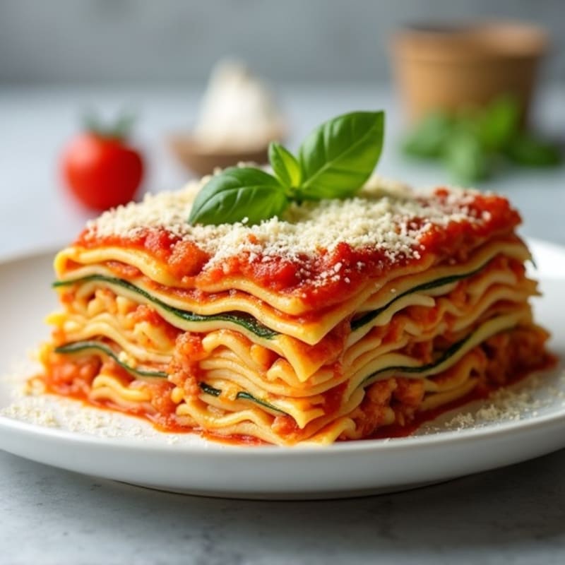 Lean Turkey Zucchini Lasagna