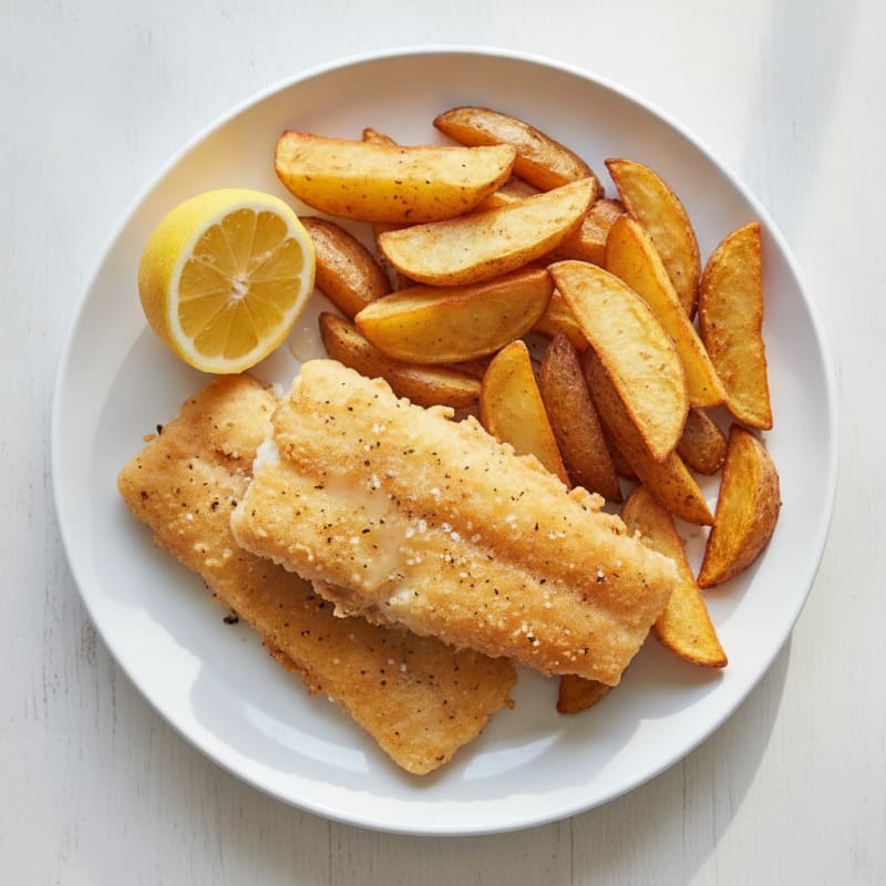 Classic Beer-Battered Fish and Chips