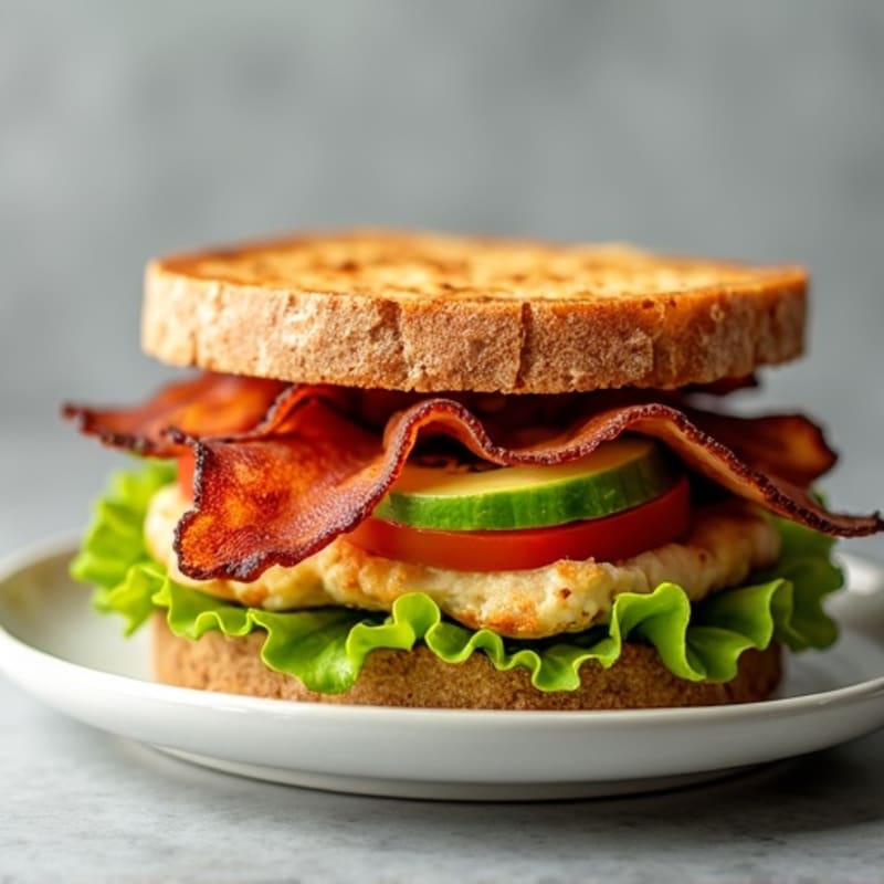 Healthy Crispy Avocado BLT Sandwich