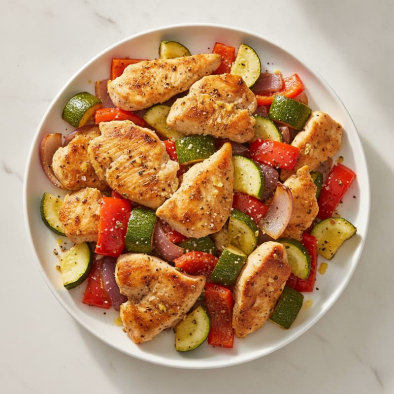 Sheet Pan Italian Herb Chicken and Veggies