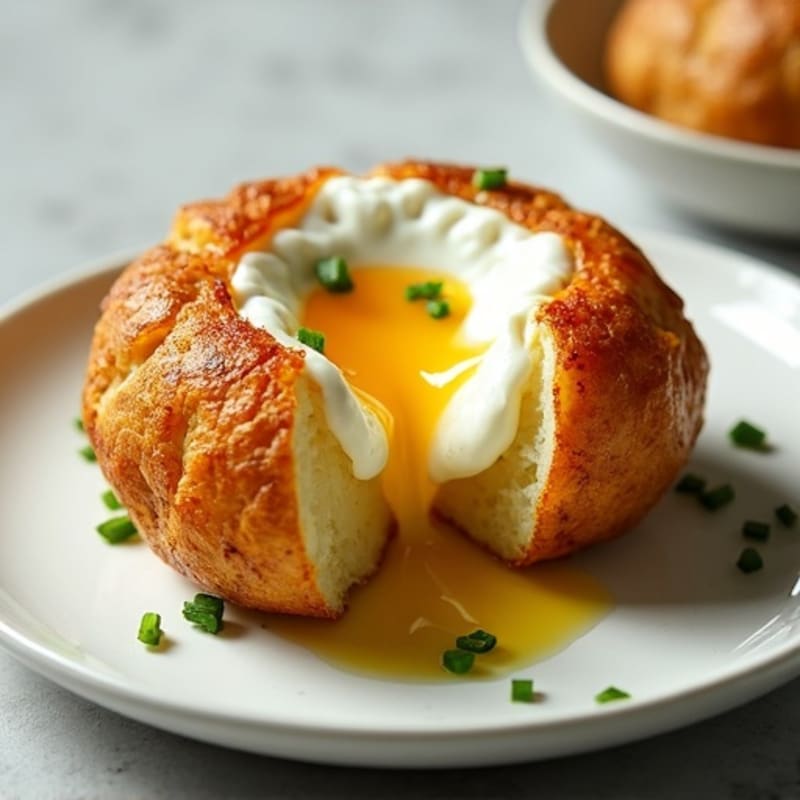 Crispy Air Fryer Twice-Baked Potatoes with Greek Yogurt