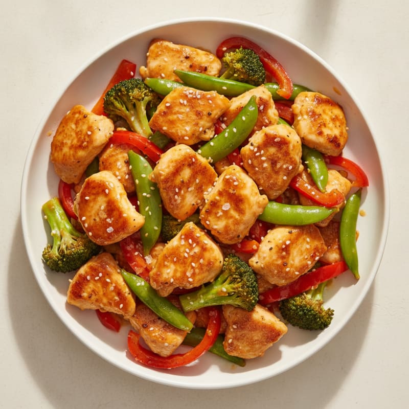 Orange Glazed Chicken Stir-Fry