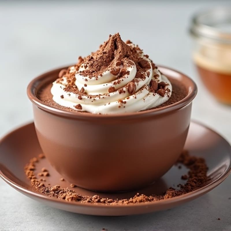 Chocolate Protein Pudding with Greek Yogurt
