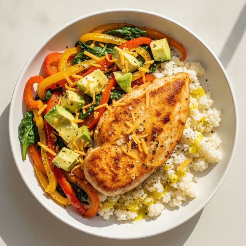 Pan-Seared Chicken with Bell Peppers