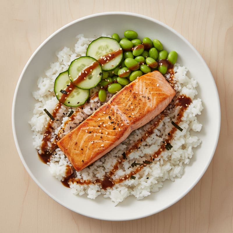 Salmon Sushi Rice Bowl