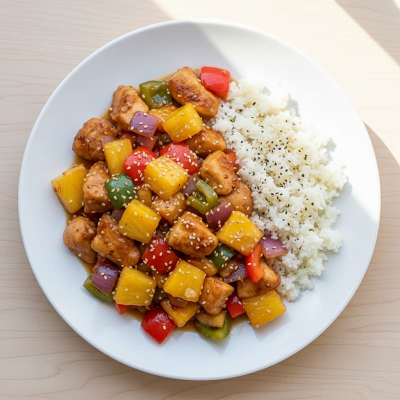Sweet and Sour Chicken with Pineapple