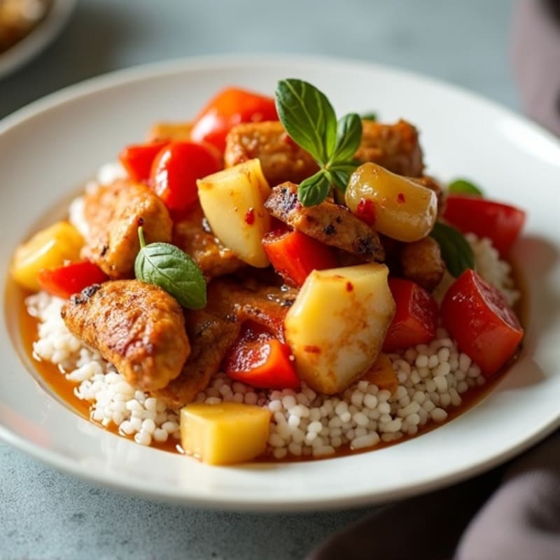 Healthy Sweet and Sour Pan-Seared Chicken