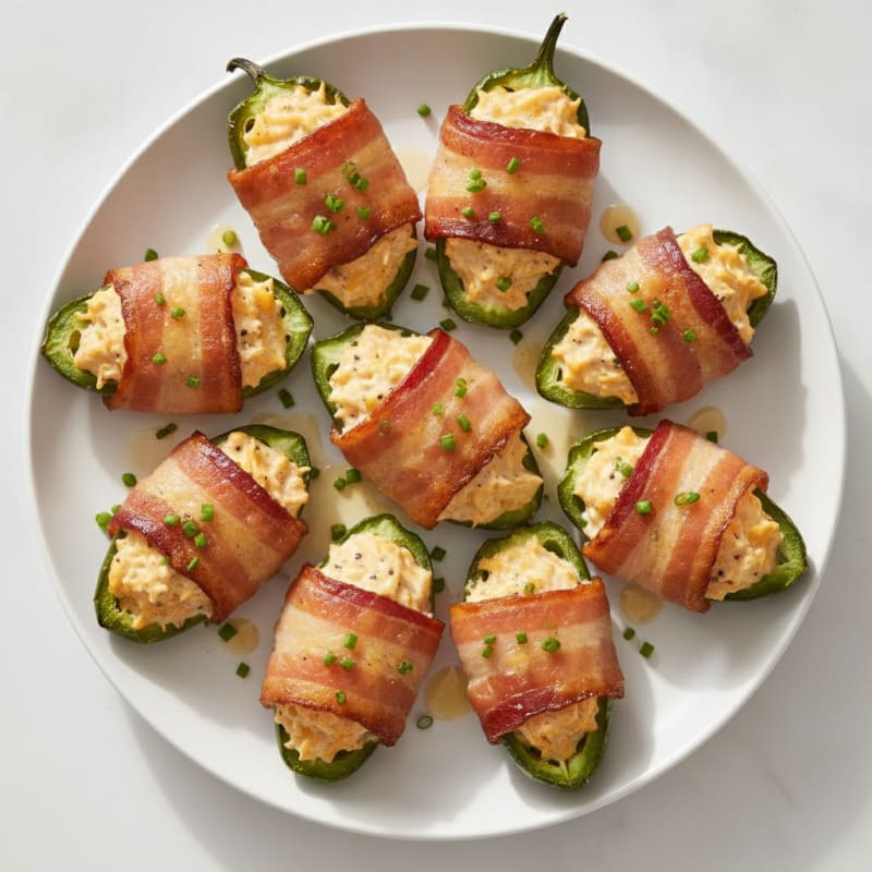 Baked Jalapeño Poppers with Bacon