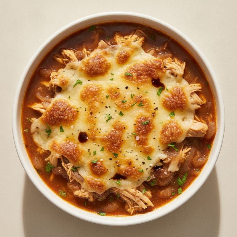 Rotisserie French Onion Soup with Gruyere