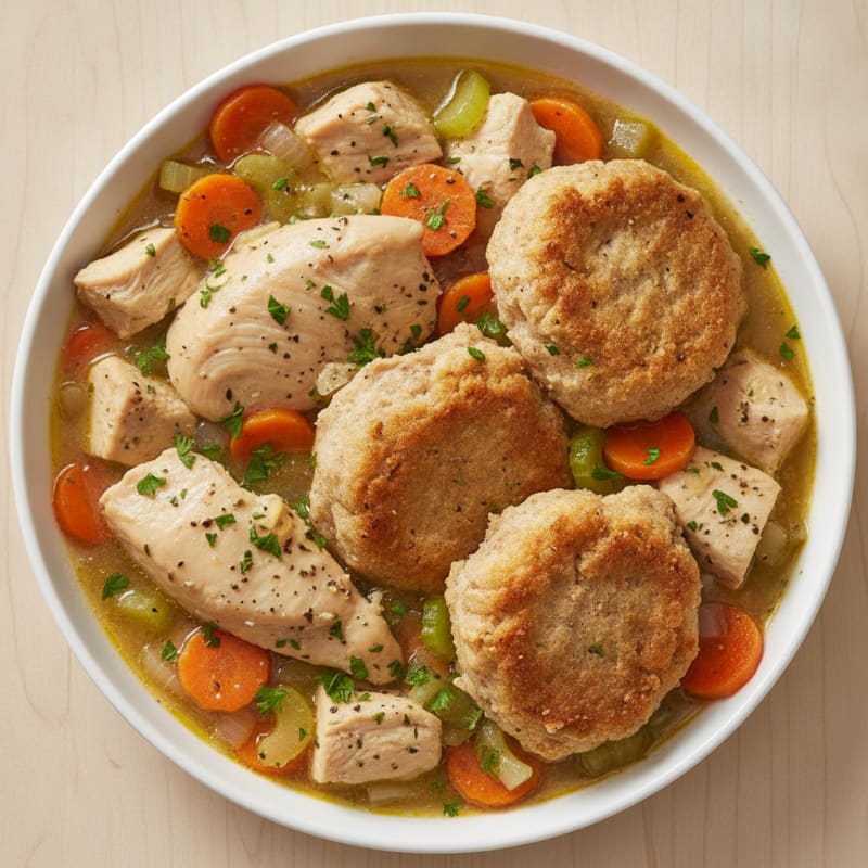 Homestyle Chicken and Herb Dumplings
