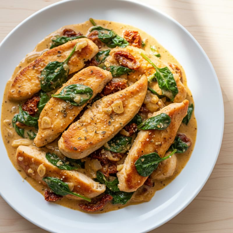 Creamy Tuscan Chicken Skillet