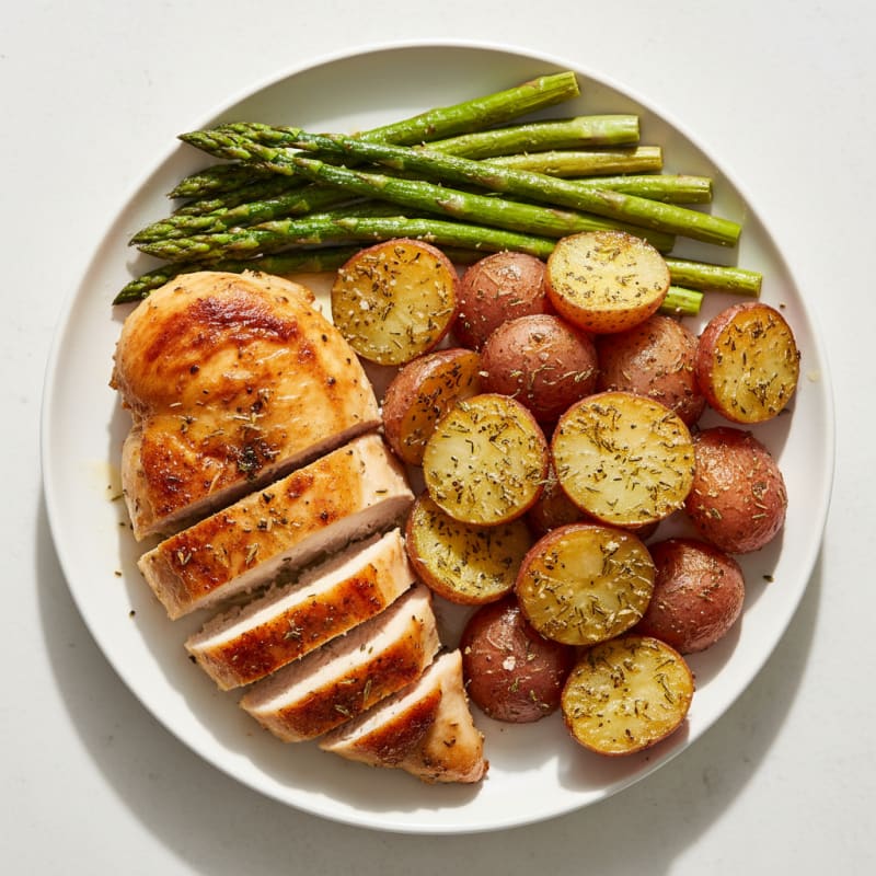 Roasted Chicken and Herb Potatoes