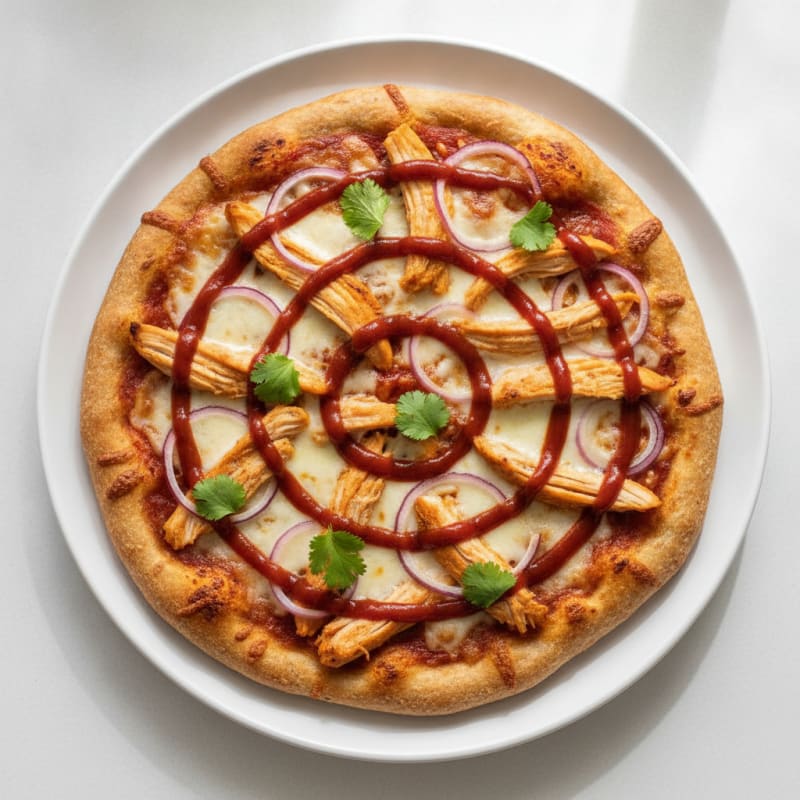 High-Protein BBQ Chicken Pizza