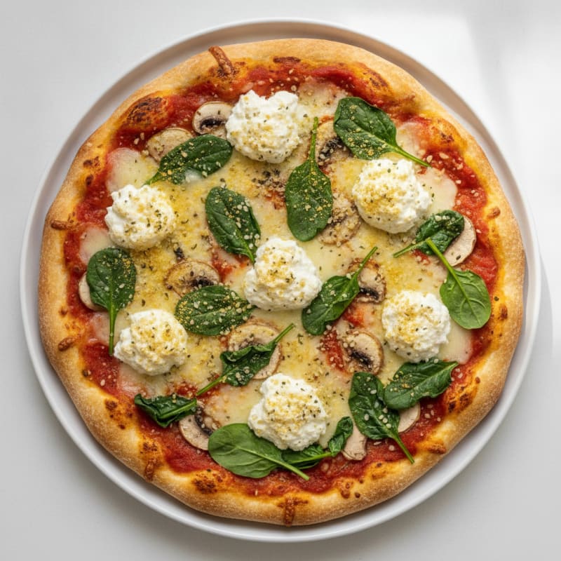 Protein-Packed Vegetarian Pizza