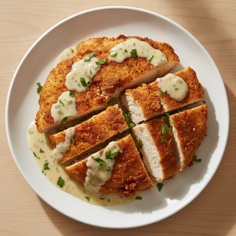 Buttermilk Fried Chicken with Creamy Gravy