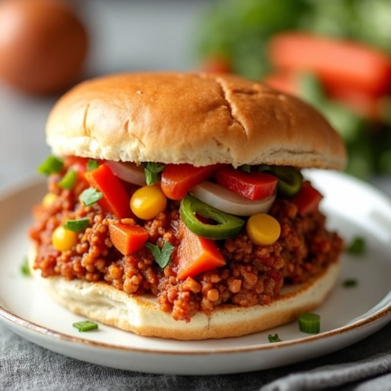 Hearty Veggie-Packed Lean Ground Turkey Sloppy Joe