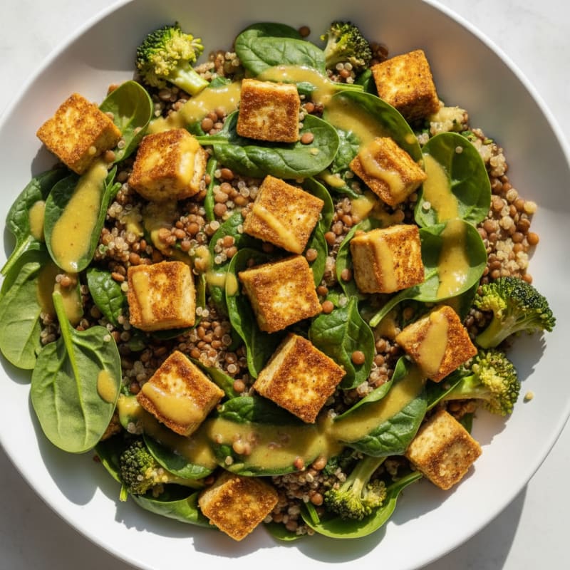 Lentil and Vegetable Power Bowl