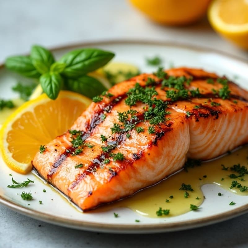 Citrus-Herb Grilled Salmon with Fresh Herbs