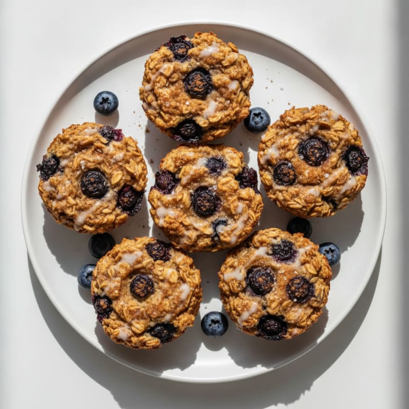 Baked Berry Oatmeal Cups