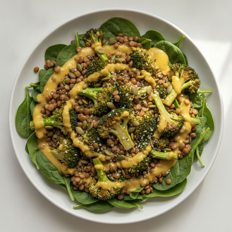 Lentil and Vegetable Protein Power Bowl