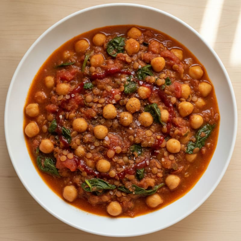 Slow-Cooked Chickpea and Vegetable Stew