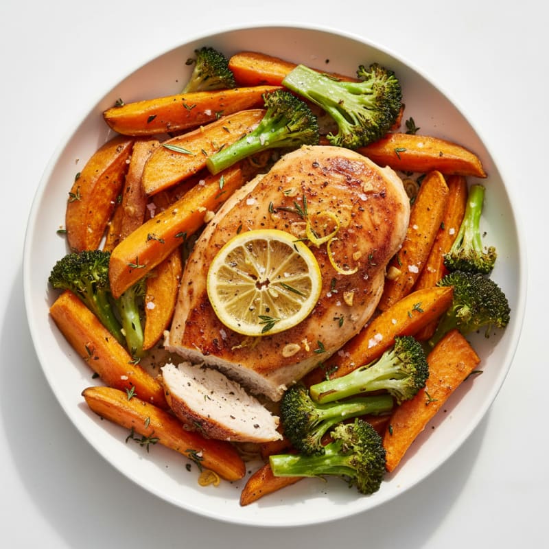 Zesty Lemon-Herb Roasted Chicken Breast