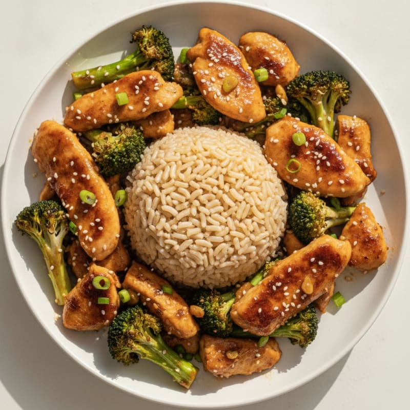 Teriyaki Chicken and Broccoli Stir-Fry