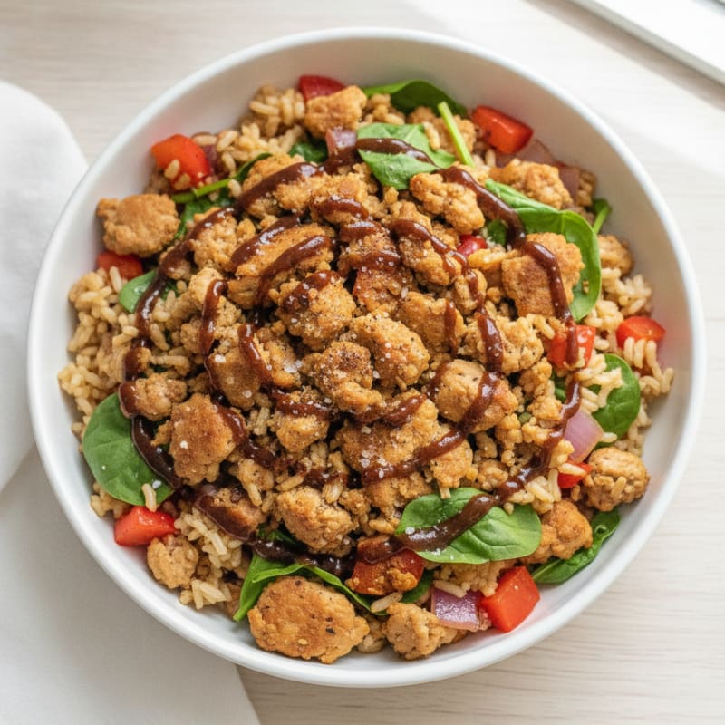 Ground Turkey & Rice Power Bowl