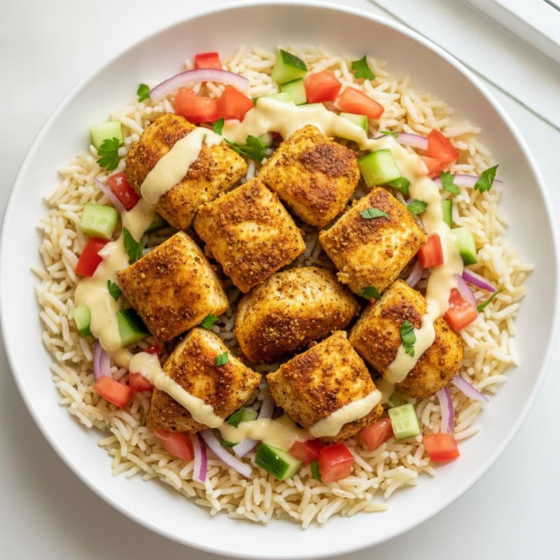Chicken Shawarma Rice Bowl