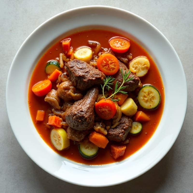 Tender Spiced Lamb and Vegetable Stew