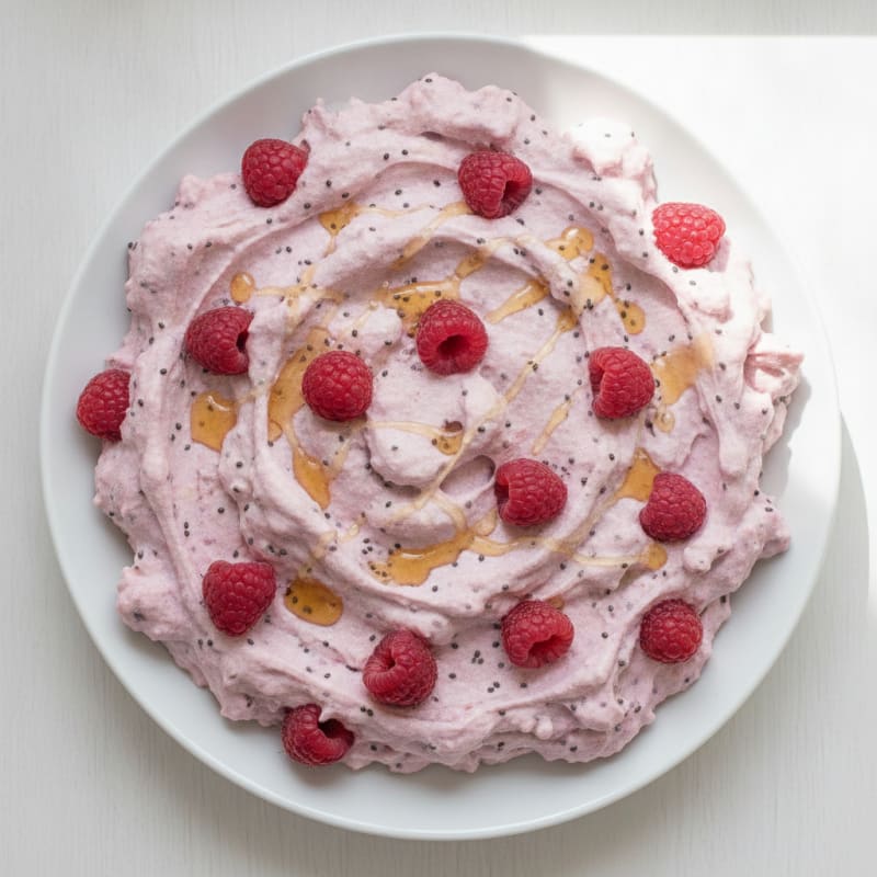 Silky Greek Yogurt Protein Mousse with Berries