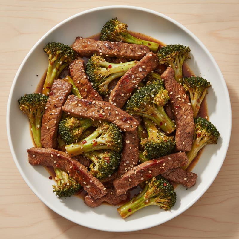Sesame Beef and Broccoli Stir-Fry