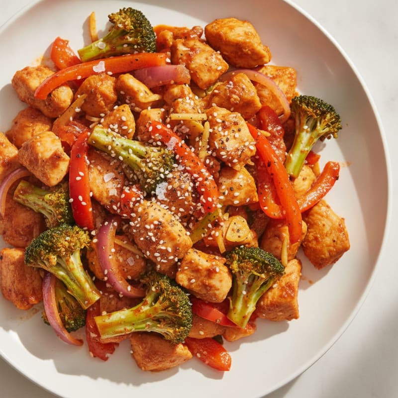 Spicy Gochujang Chicken Stir-Fry