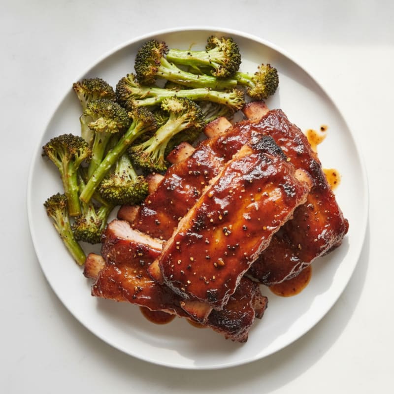 Sticky BBQ Baby Back Ribs