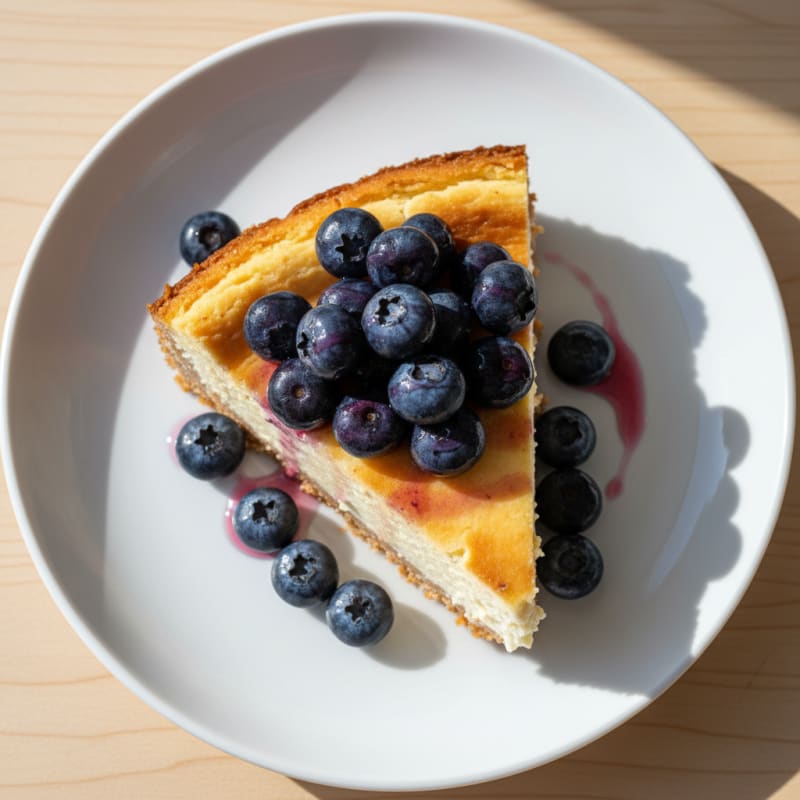 Creamy Greek Yogurt Protein Cheesecake