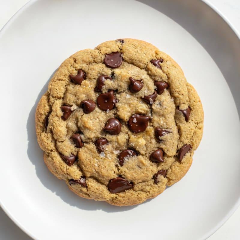 Chewy Greek Yogurt Chocolate Chip Cookie