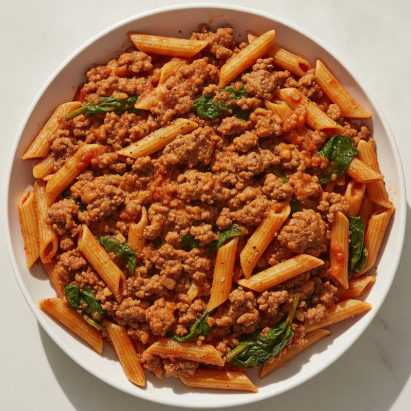 Ground Beef Pasta Skillet