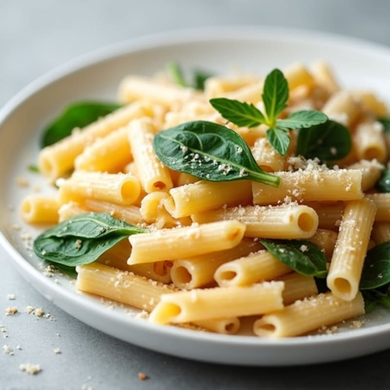 Creamy High-Protein Cottage Cheese Alfredo Pasta