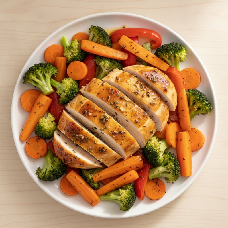 Garlic Herb Roasted Chicken and Vegetables