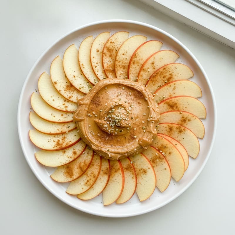 Apple Slices with Protein Peanut Butter Dip